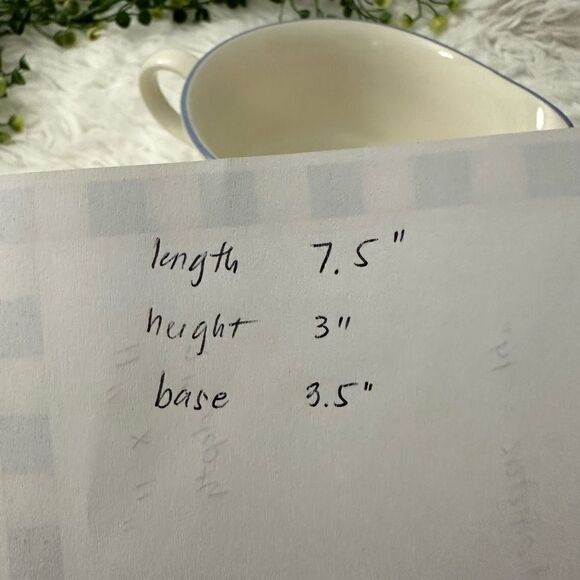 Lenox Chinastone For‎ the Sky Blue Pattern Creamer Pitcher Jar 3” Height - Picture 7 of 7